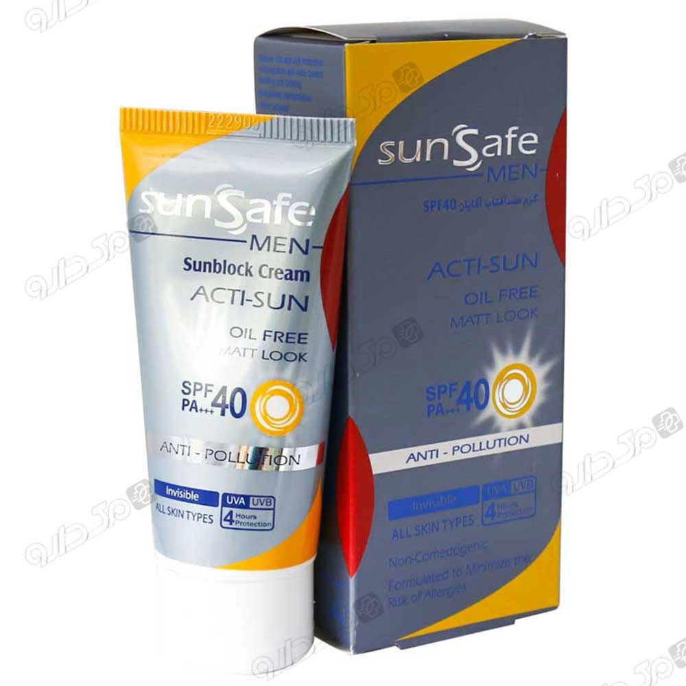 ضد آفتاب فاقد چربی آقایان SPF40 سان سیف